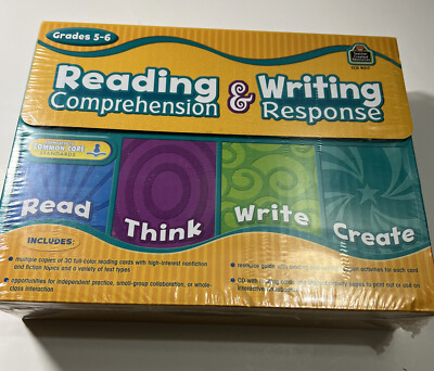 Teacher Created Resources Reading Comp & Writing Response Grade 5-6  New sealed