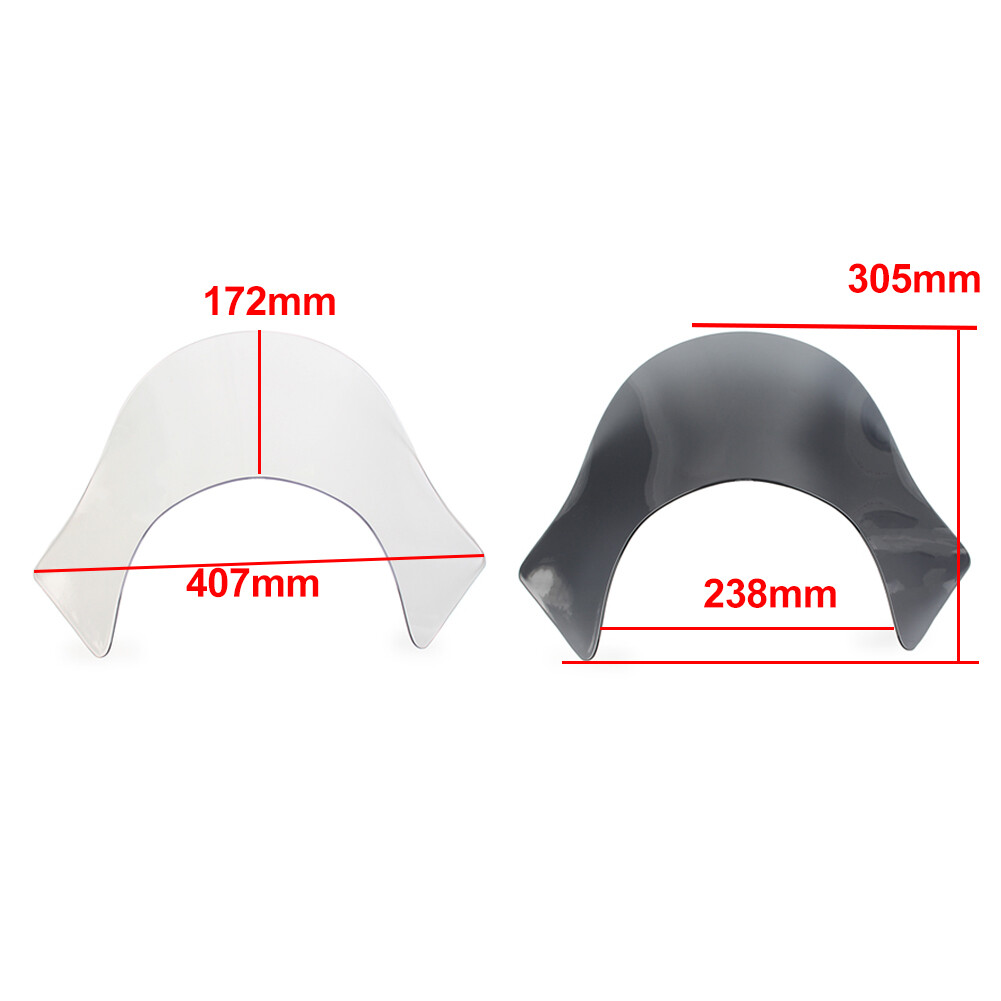Laminar Lip Windshield Windscreen Shield For Harley Dyna Sportster