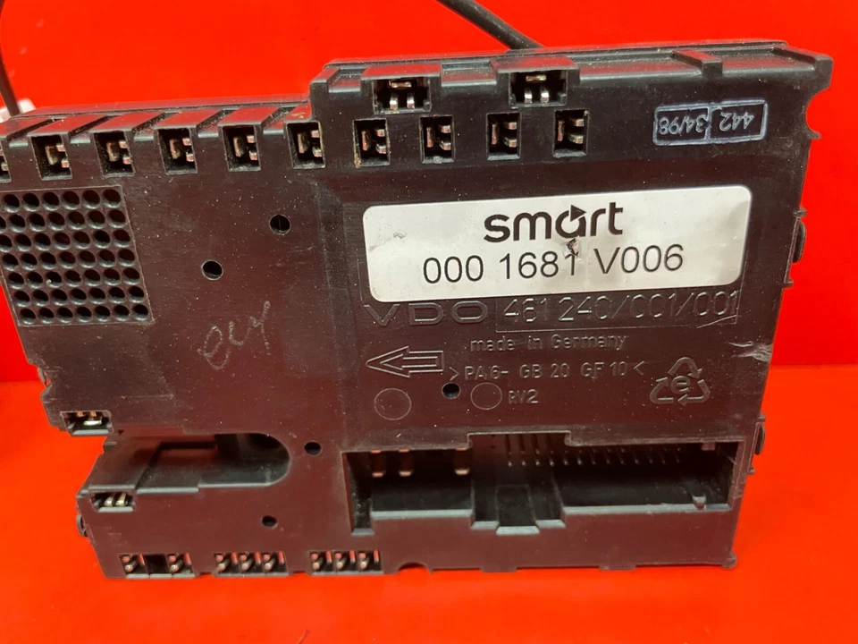 SMART FORTWO 0.6i KIT DEMARRAGE CALCULATEUR 0003107V005 0261205003 0001681V006 - Photo 3/4