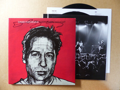 DAVID DUCHOVNY signed Autogramm signiert EVERY THIRD THOUGHT Vinyl Schallplatte