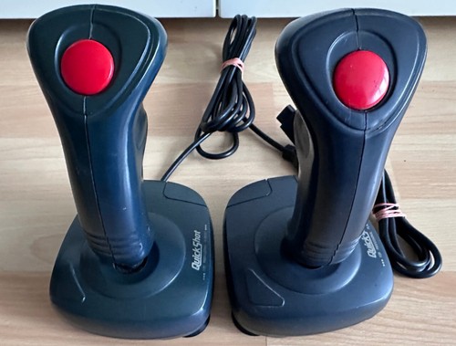 Quick Shot Joystick Modèle QS-131, 2 x Joystick, Fonctionne, Works - Photo 2 sur 10