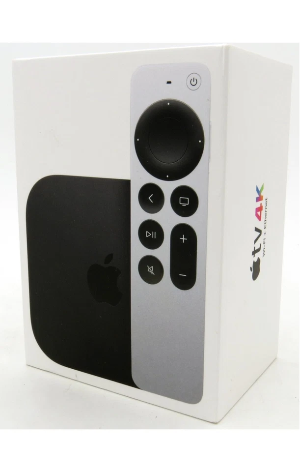 Apple TV 4K 3rd Gen. 128GB Media Streamer Wi-Fi + Ethernet MN893LL/A - Very Good
