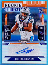 2024 Contenders Optic DILLON JOHNSON RC ORANGE Auto #xx/50!!! UW Panthers