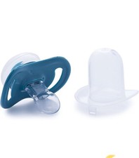 JOOVY 2 Piece Airnoogie Pacifier, Turquoise, Small
