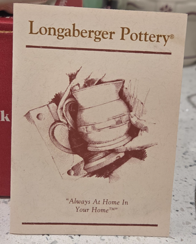 LONGABERGER NOËL HOUX UNE PINTE CROCK & CANDLE (PIN BAYBERRY) - Photo 2/9