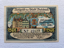Notgeld 1921 STADT BUTZBACH (Hessen)