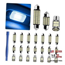 24pcs Led Interior Car Lights Kitt1031mm41mm Car Led Lights Ice Blue