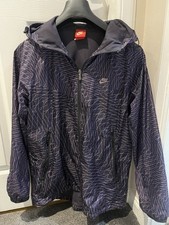 Nike Gym Running Jacket Women’s Size Large Sportswear Full Zip Purple