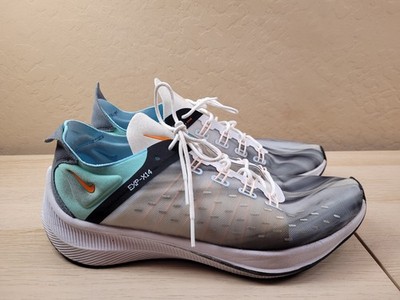 Nike EXP-X14 QS Running Shoes Sneakers White Grey Aqua BQ6972-100 Men's 11