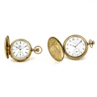 Antique Elgin 6-12s 7-17j Grade 344 34-39mm Mens Pocket Watch Lot of 2 #WB4429-1