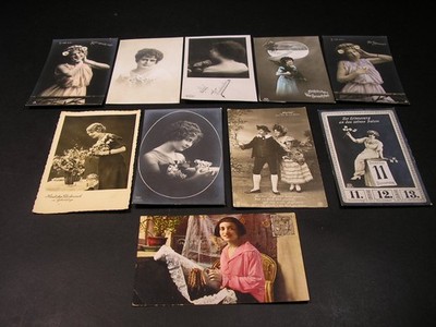 10 x ALTE AK*DAMEN*LIEBE*FRAUEN*PORTRÄT*KONVOLUT*VINTAGE*