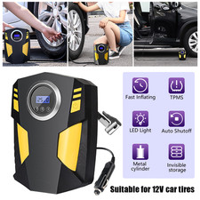 Heavy Duty Portable Air Compressor Car Tire Inflator Electric Pump Auto 12V US