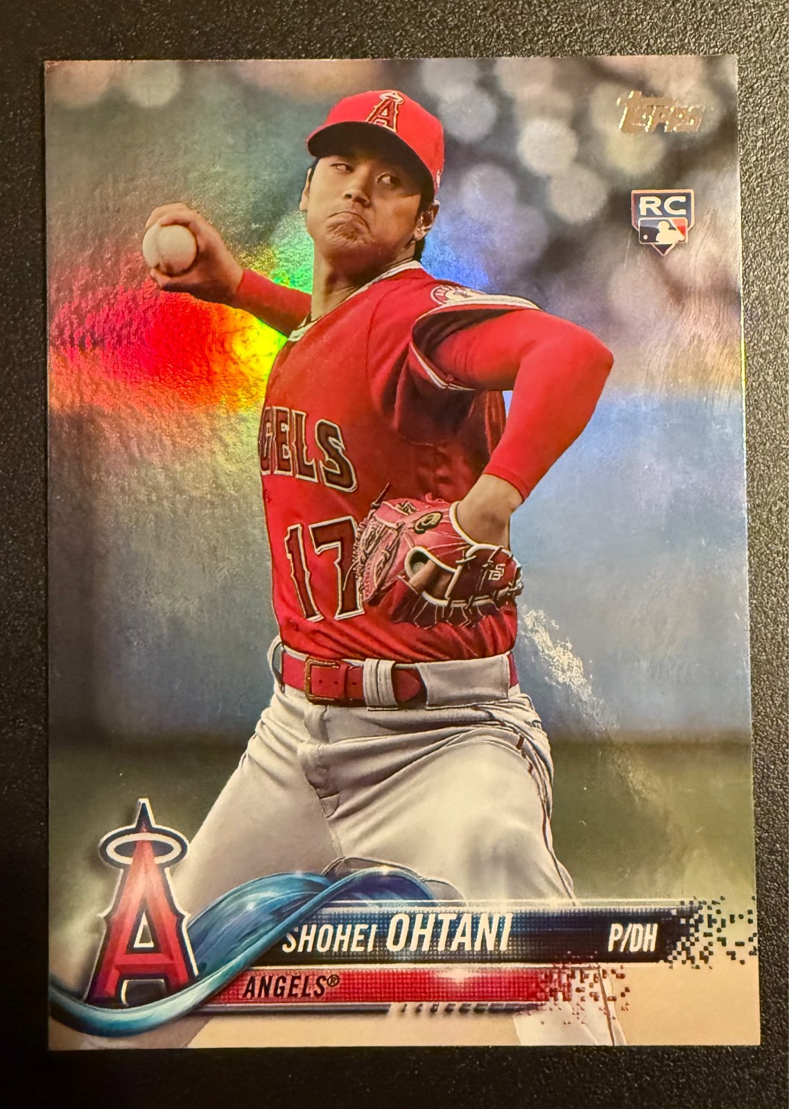 2018 TOPPS UPDATE SHOHEI OHTANI RAINBOW FOIL ROOKIE RC #US1