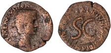 Coin Roman Empire As Augustus 6 B.C.