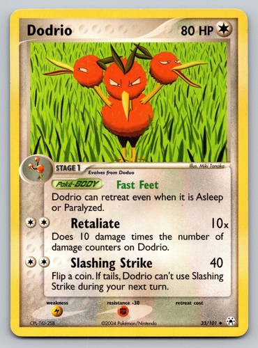 Dodrio Pokemon Uncommon [EX Hidden Legends 33/101] Lightly Played