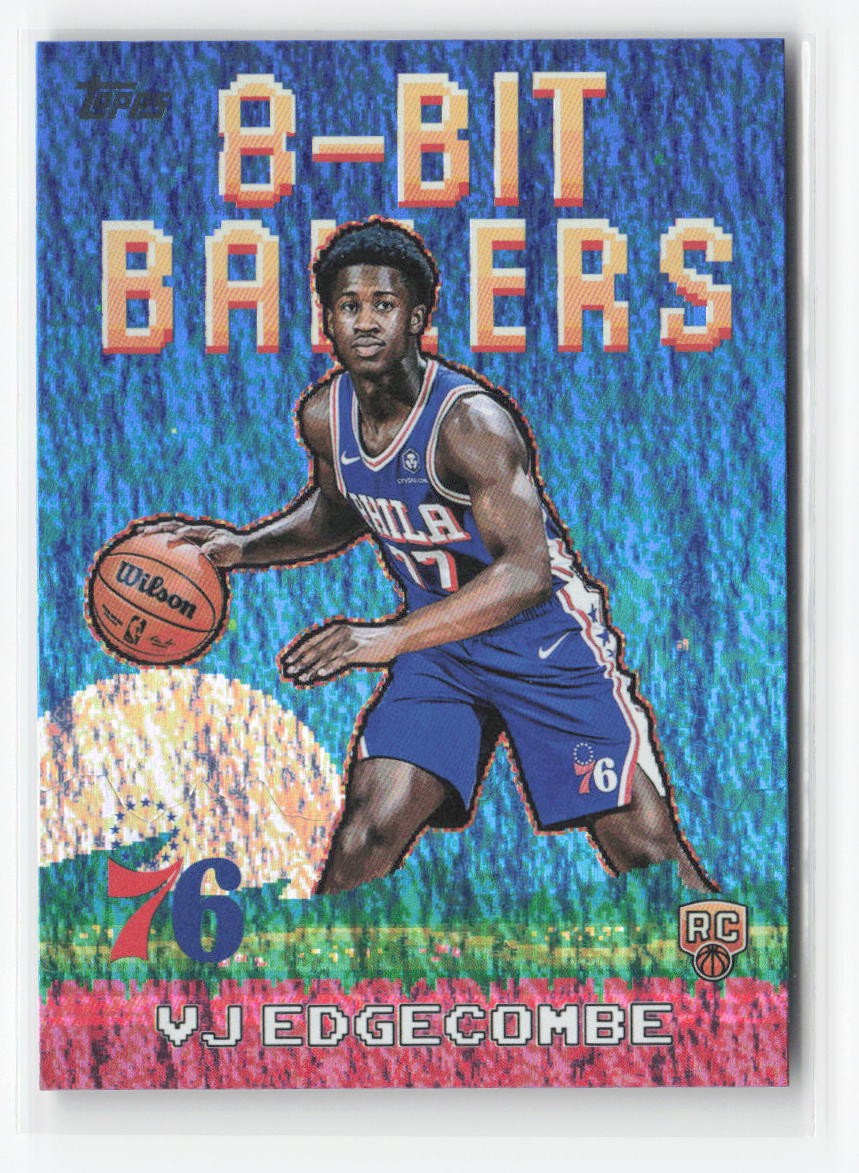 2025-26 Topps #8B-33 VJ Edgecombe 8-Bit Ballers Holo Foil | eBay