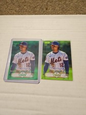 2025 Topps Stadium Club GREEN Francisco Lindor /199 Mets #181 + Bonus