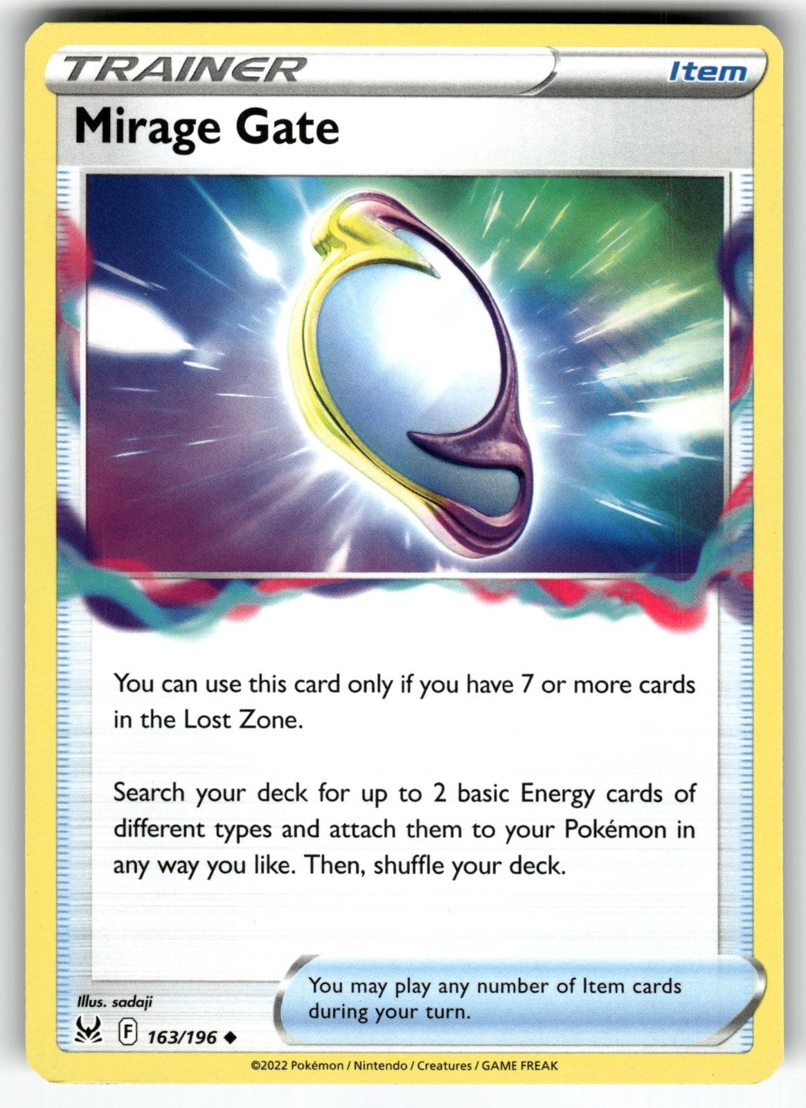 Mirage Gate 163/196 Uncommon Lost Origin Pokemon Near Mint