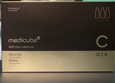 MEDICUBE Deep Vita C Ampoule 14.5% Vitamin C Serum Skin Brightening 3x10ml