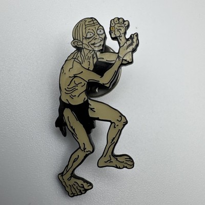 Offizielle Gollum Herr der Ringe Emaille Pin Anstecker - New Line 2001 - Hobbit