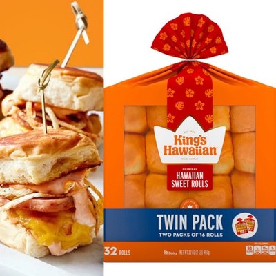 King's Hawaiian Bread Sweet Rolls, Twin Pack, 32 Rolls Total *SERVED FRESH DAILY