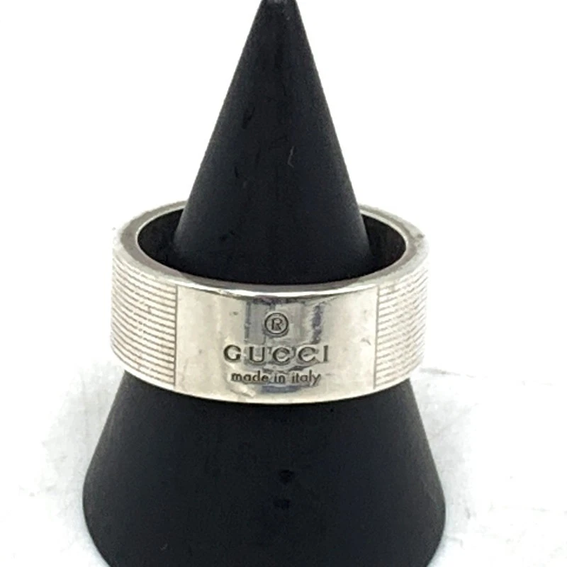 Bague homme/femme Gucci 163179 925 tm rayures marque accessoires tissu GjQ39