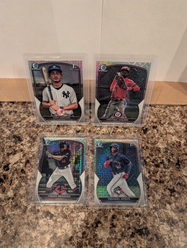 4 Card Bowman Mojo Lot Of Cards