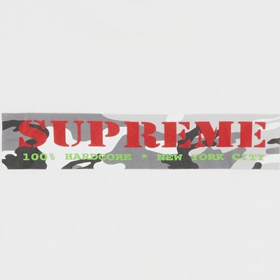 Supreme Hardcore Tee White SS25 | eBay