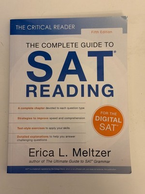 The Complete Guide to SAT Reading, 5th edition, Paperback, Like New