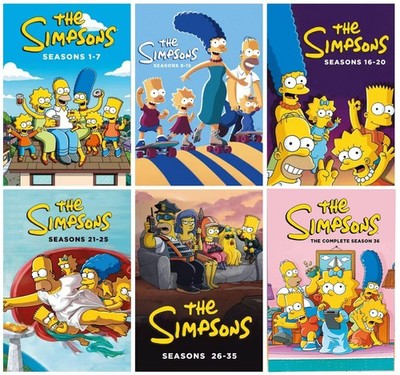 The Simpsons the complete series seasons (1-36) 1-20 and 21-36  brand new DVD