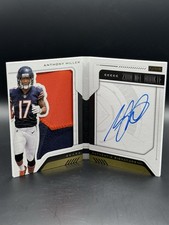 Panini Playbook 2018 Anthony Miller RC Auto Jersey Gold /99 #214 Bears