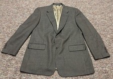 Brooks Brothers 100 Worsted Wool Brown Tweed Blazer Jacket Brown Mens 46L