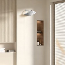 High-Pressure Shower Head, 6 Inch Square Rain Shower, Bathroom Shower Head