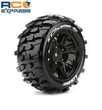 Louise RC Mft X-Champ Sport Monster Truck Tires 24mm Hex Mounted On LOULT3349BM
