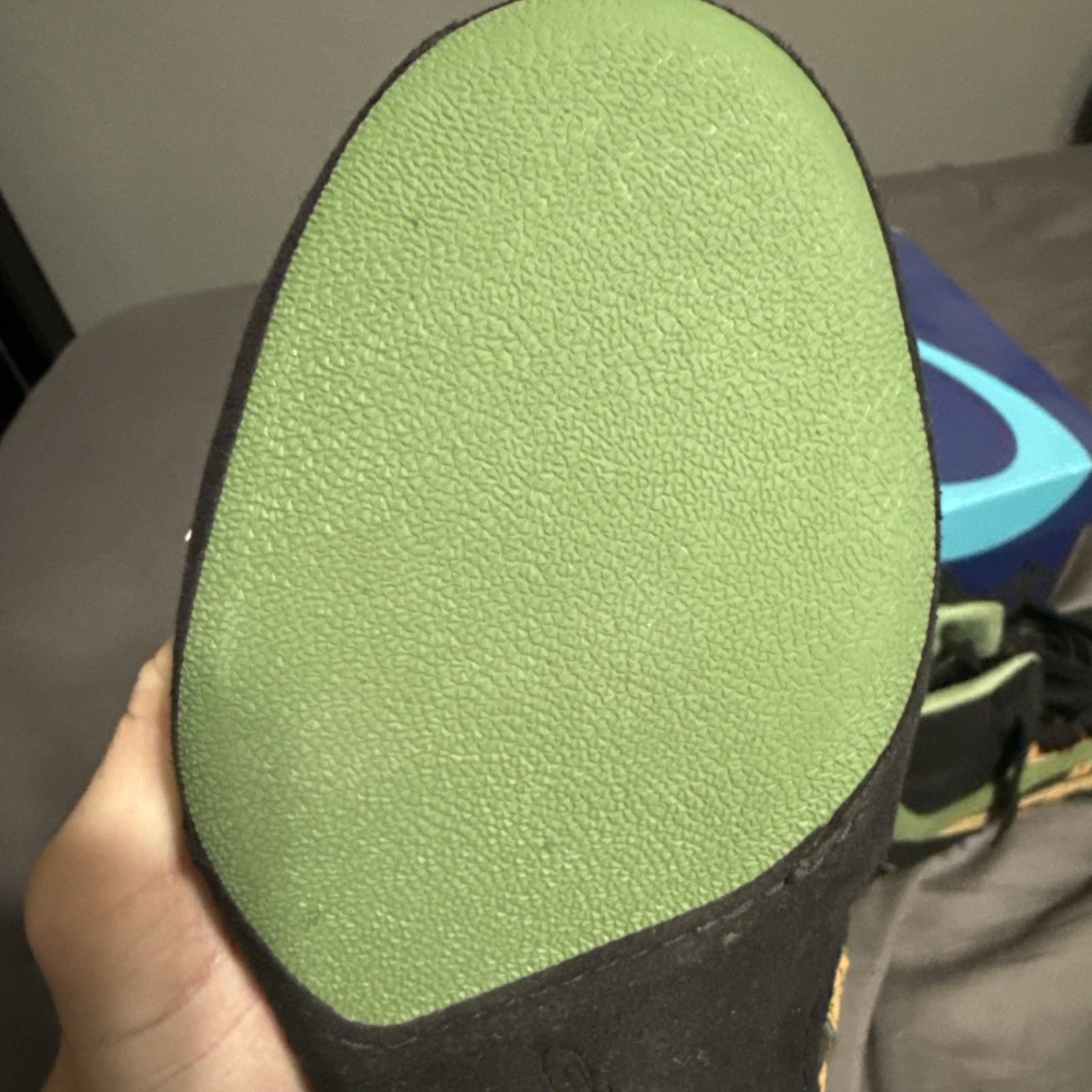 ASICS INTERNATIONAL LYTE SIZE 6.5 WRESTLING SHOES MENS BLACK AND GREEN  thumbnail 7