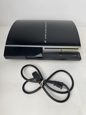 Sony PlayStation 3 Fat PS3 Black Console Gaming System  Power Only CECHK01