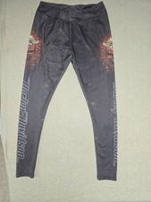 Women's Brown Harley Davidson Leggings Size Small
