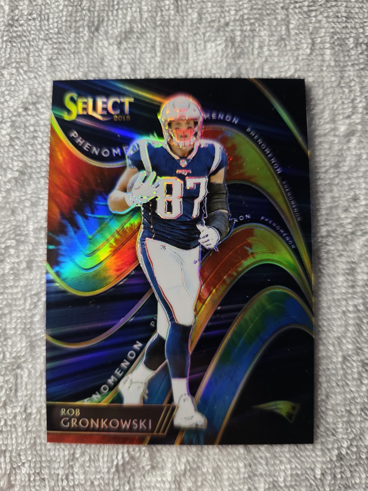 2018 Select Rob Gronkowski Phenomenon Prizm /25 Patriots SSP