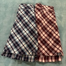 NEW Justice Plaid Skort size L 12-14 pleated with shorts under Lot of 2
