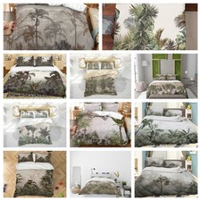 3D Tropical Jungle Green Quilt Cover Duvet Cover Comforter set