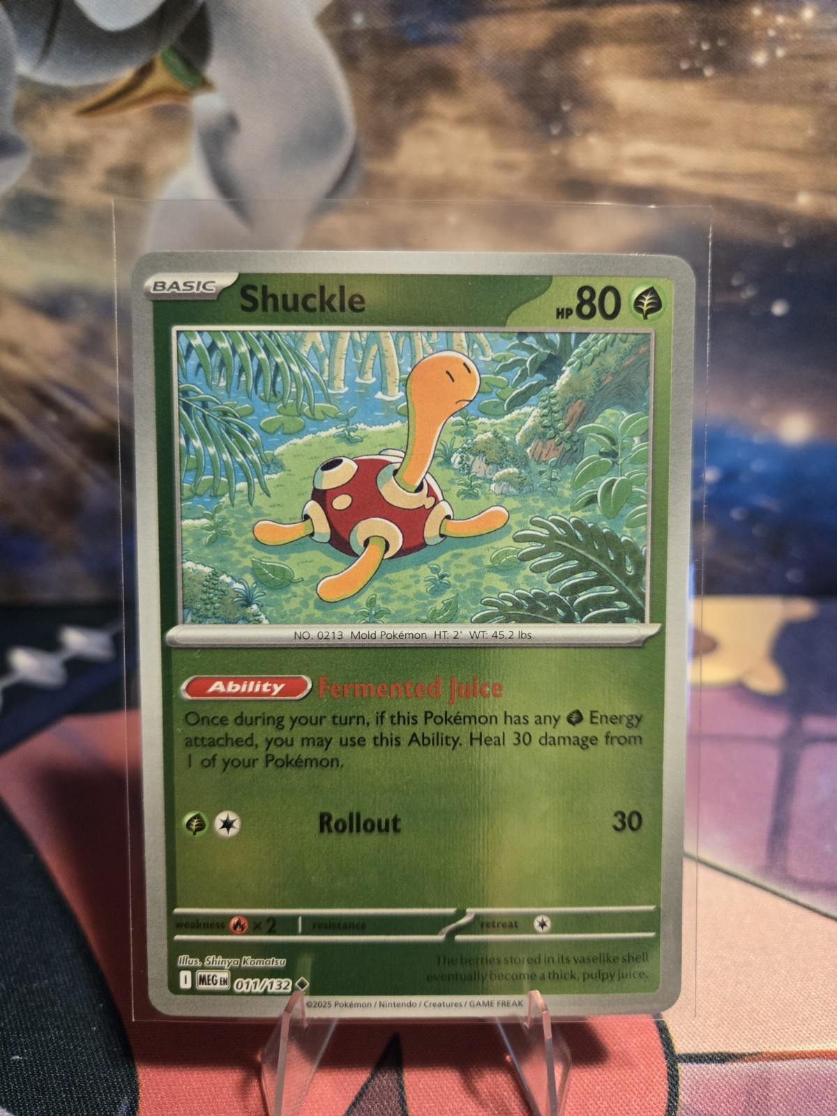 Shuckle 011/132 Me01: Mega Evolution Reverse Holo NM