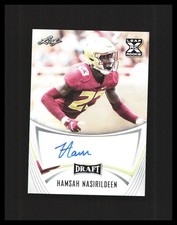 2021 Hamsah Nasirildeen Rookie Auto Leaf #BA-HN1 New York Jets