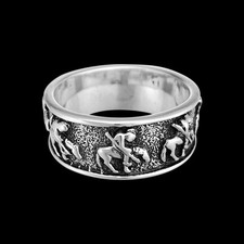 925 Sterling Silver End of Trail Ring James Fraser Design Arrow Ring Band