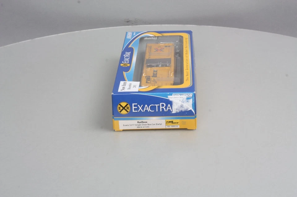 ExactRail EE-1602-6 Railbox Evans 5277 Single Door Box Car (Early) NIB - Image 3 of 3