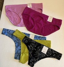 NWT Auden Lot Of Five Underwear Panties Thongs Size Small 4-6 C786