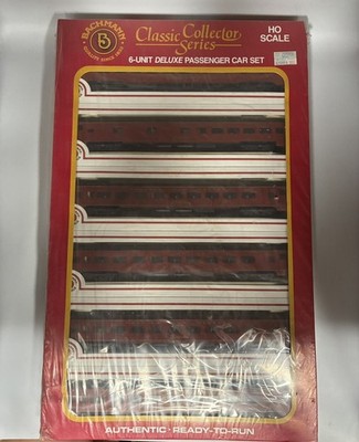 BACHMANN TOY TRAIN SET 6 UNIT DELUXE PASSENGER CAR SET (CP2018503)