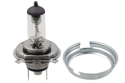 Adapter von BILUX auf H4 Glühbirne (Glühlampe), optional mit Halogenlampe