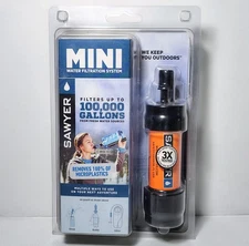 Sawyer Mini Water Filtration System - water bottle filter, straw, inline