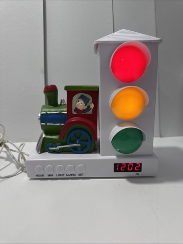 Myco It's About Time Train Digital Alarm Clock Kids Stoplight Sleep Enhancing