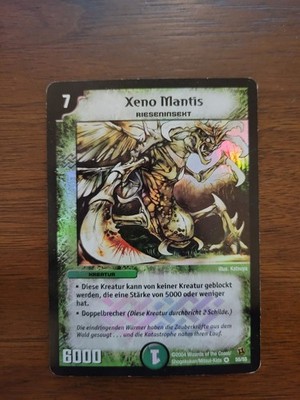 Duel Masters TCG Xeno Mantis 55/55 Very Rare HOLO 2004 Deutsch